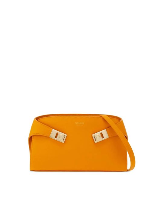 Ferragamo Orange Mini Hug Cross Body Bag