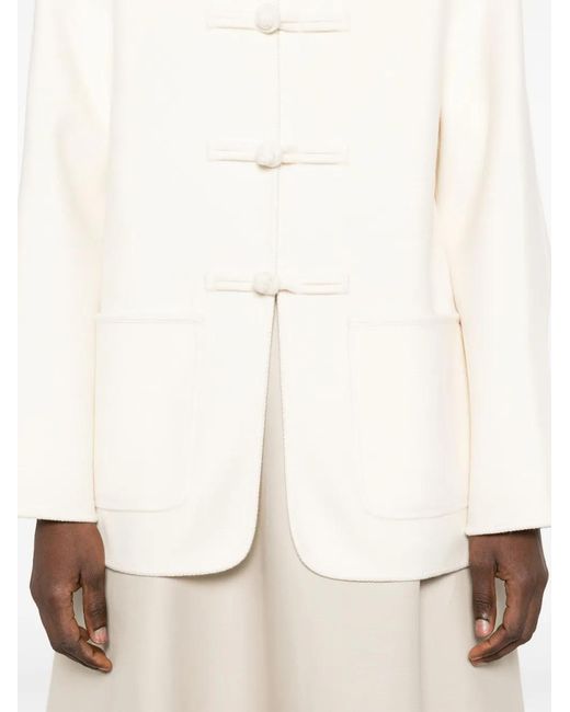 Rohe White Braid-Trim Jacket