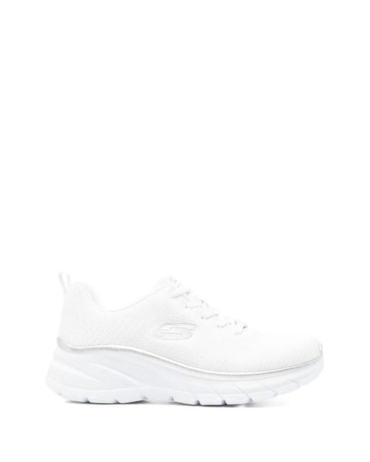 Skechers White Fashion Fit 2.0 Moonlight Glow Sneakers