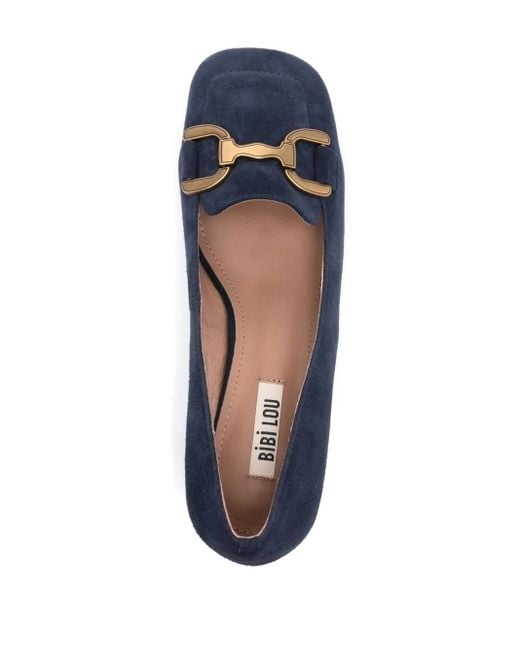 Bibi Lou Blue 60Mm Renee Pumps