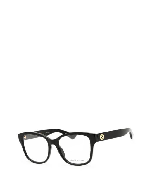 Gucci Black Square-Frame Glasses