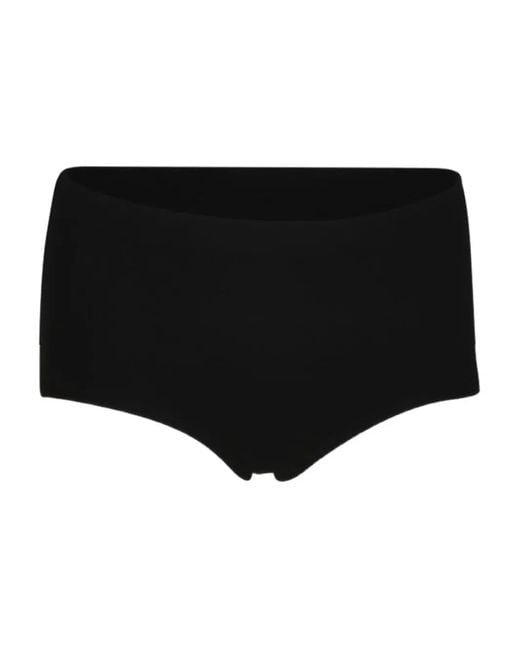 Ann Demeulemeester Black High Cut Leg Briefs