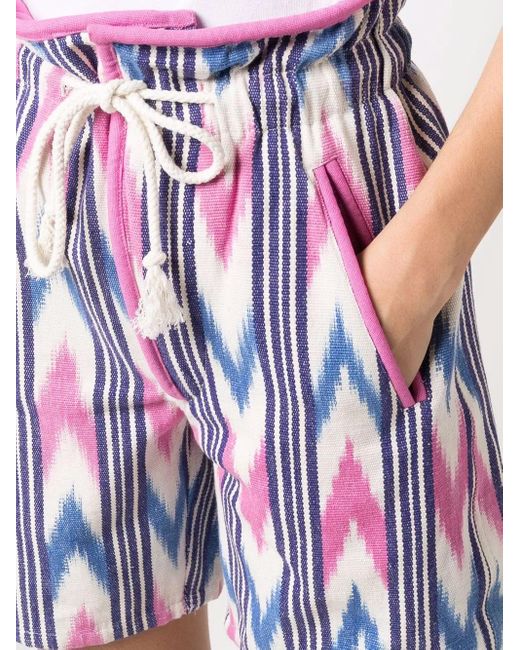 Isabel Marant Multicolor Linima Graphic-Print Shorts