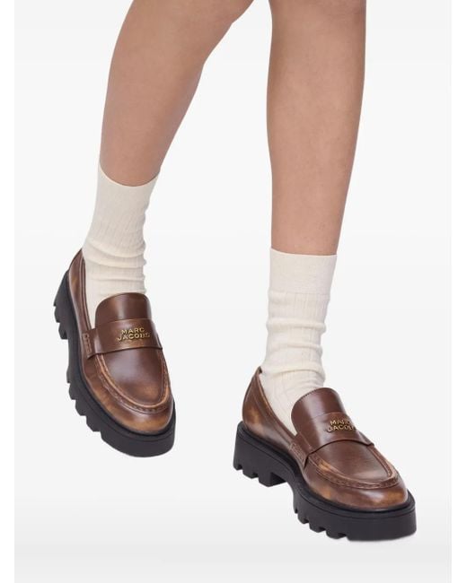Marc Jacobs Brown The Frankie Loafers