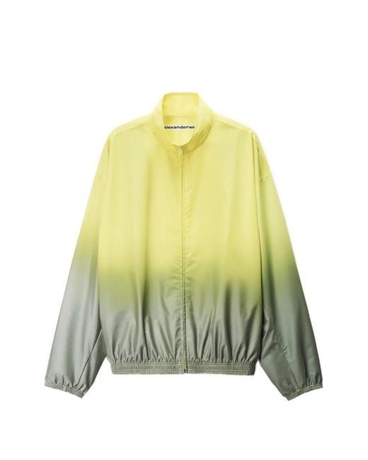 Alexander Wang Yellow Reflective Track Jacket