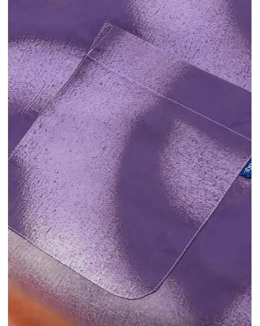 AWAKE NY Purple Dip-Dyed Shirt for men