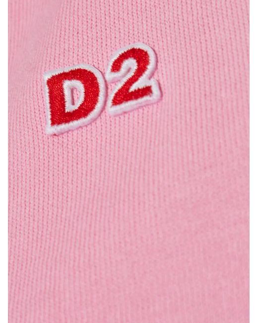 DSquared² Pink Button-Up Cardigan