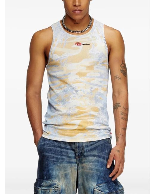 DIESEL X Damiano David T-lifty タンクトップ Blue