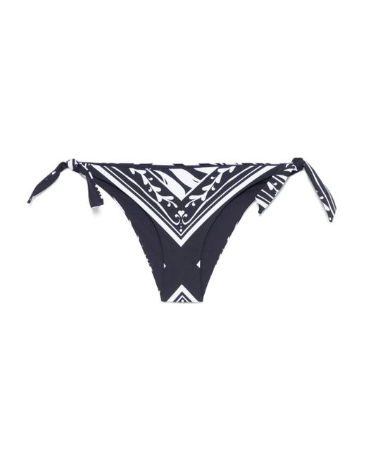Twinset Bikinislip Met Print in het Blue
