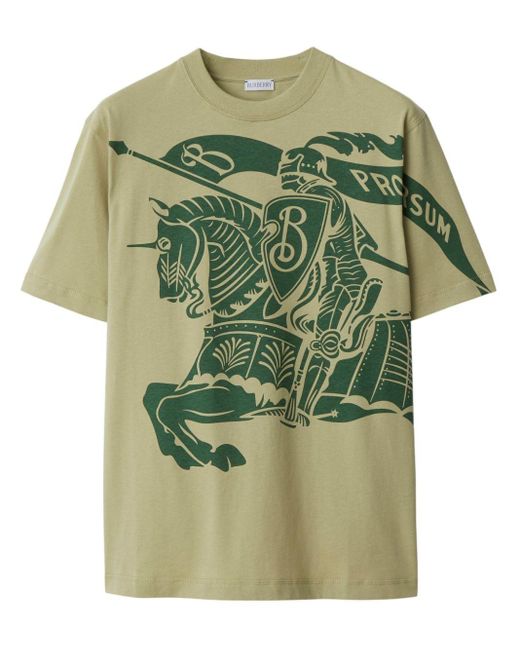 Burberry EKD T-Shirt mit Rundhalsausschnitt in Green für Herren
