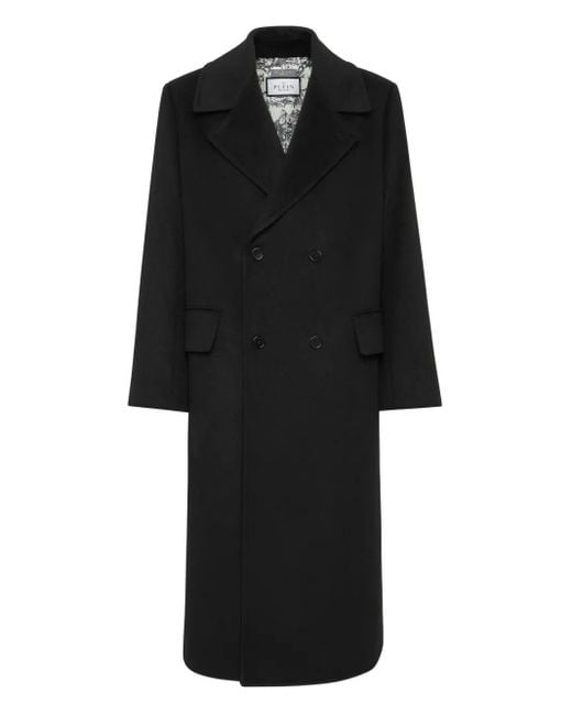 Manteau À Boutonnière Croisée Philipp Plein pour homme en coloris Black