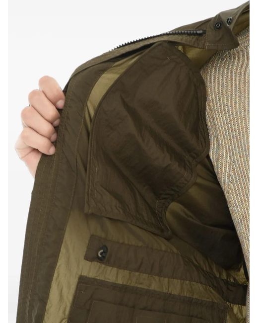 Woolrich Green Veste À Lien De Resserrage for men