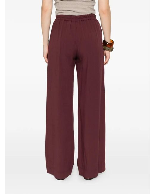 Dixie Purple Pantalon Ample À Design Plissé