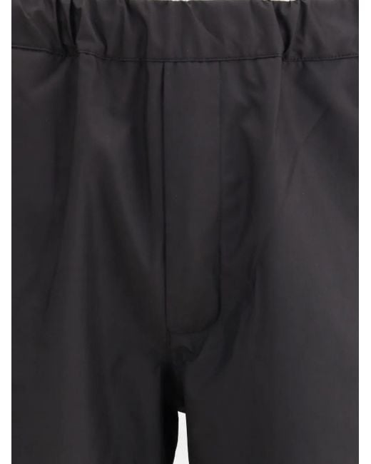 GR10K Black Drawstring Trousers for men