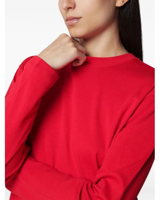 Flore Flore Red Maggie Long-Sleeve Top