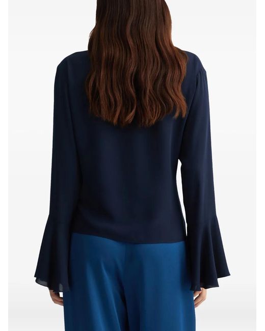 Liu Jo Blue Georgette Blouse