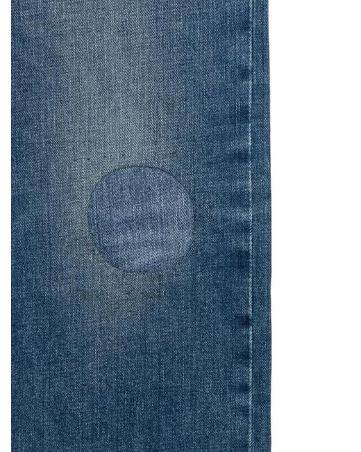 Levi's Blue Knee-Patch Faded Jeans for men