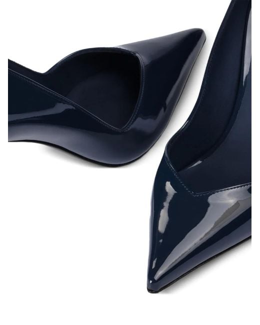 Le Silla Blue Vivienne Pointed Pumps