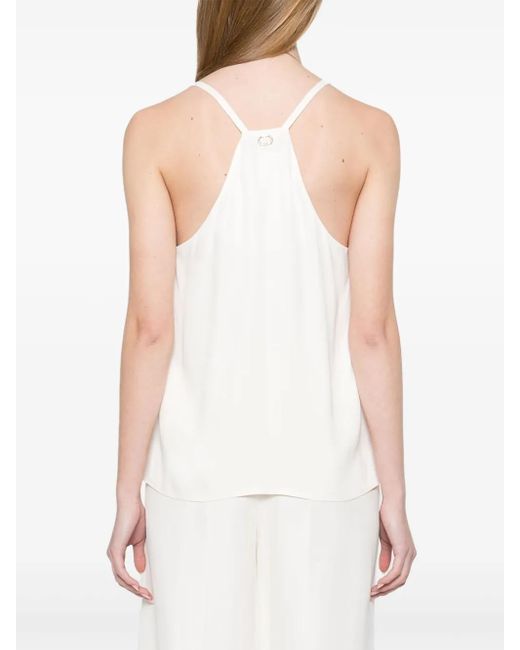 Twinset White Racerback Top