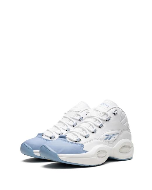 Reebok White Question Mid "On To The Next" Sneakers for men