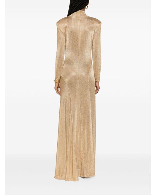 Tom Ford Natural High-neck Gown