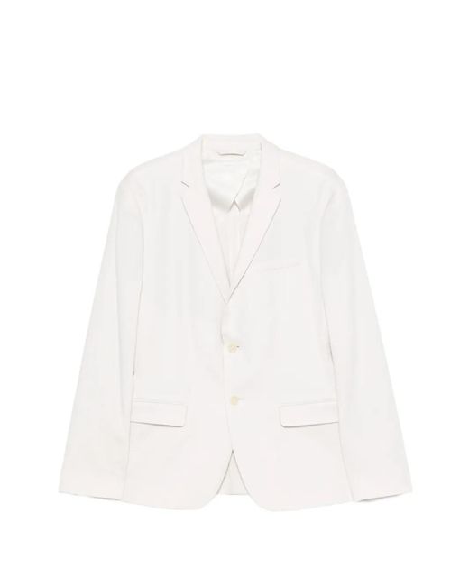 Calvin Klein White Blazer À Simple Boutonnage for men