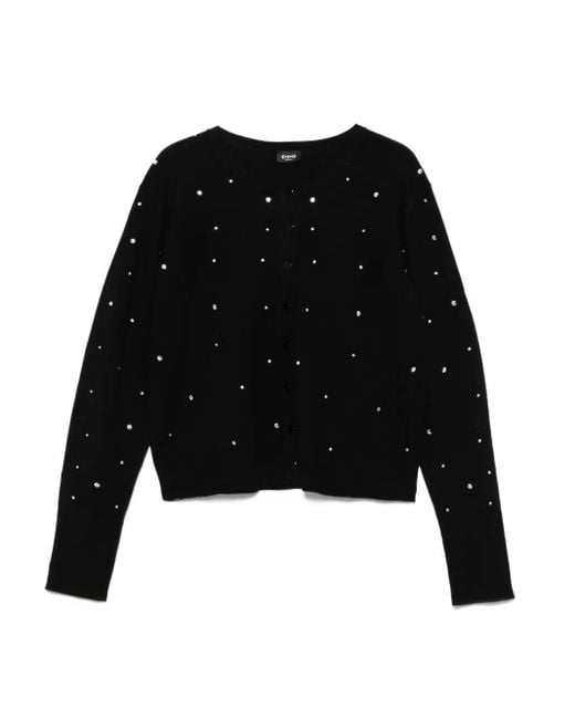 Marella デコラティブ カーディガン Black