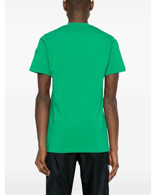 Moncler T-shirt Met Logoprint in het Green voor heren