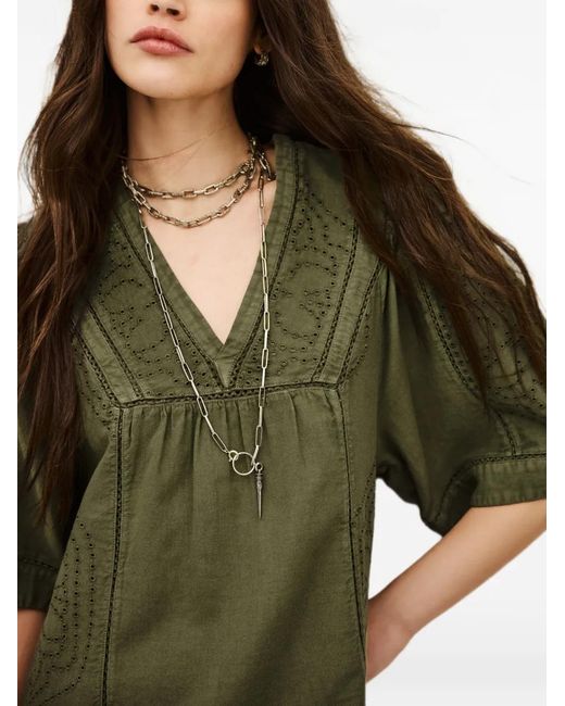 Ba&sh Green Gina Mini Dress