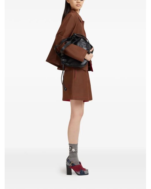 Marni Brown Long-Sleeve Jacket