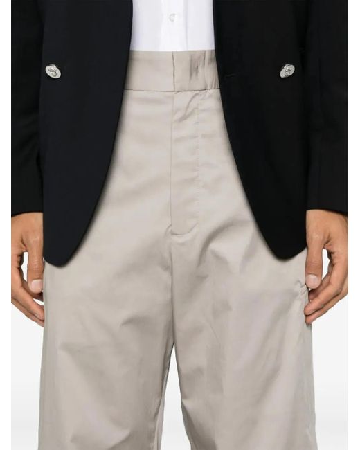 Fendi Natural Ff Logo Trousers for men
