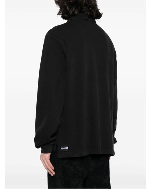 Our Legacy Half-zip cotton sweatshirt in Black für Herren