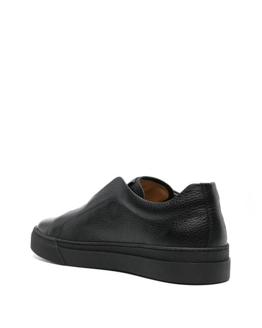 Scarosso Black Luca Leather Sneakers for men