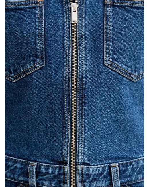 Filippa K Blue Denim Jumpsuit