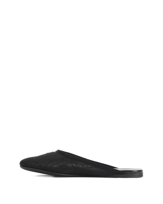 Miu Miu White Mules Plates À Logo Brodé