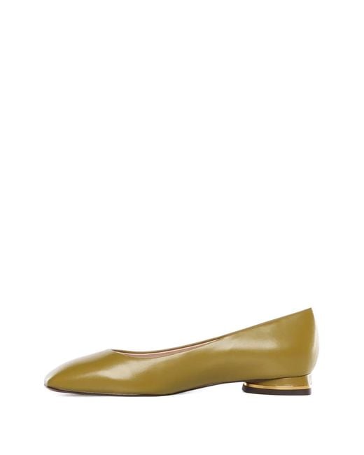Coccinelle Green C-Everyday Square-Toe Ballet Flats