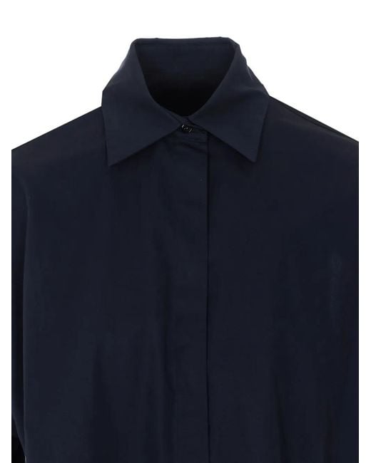 Dondup Blue Button Long-Sleeves Shirt