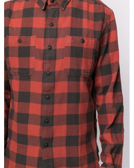 RRL Red Farrell Check-Print Shirt for men