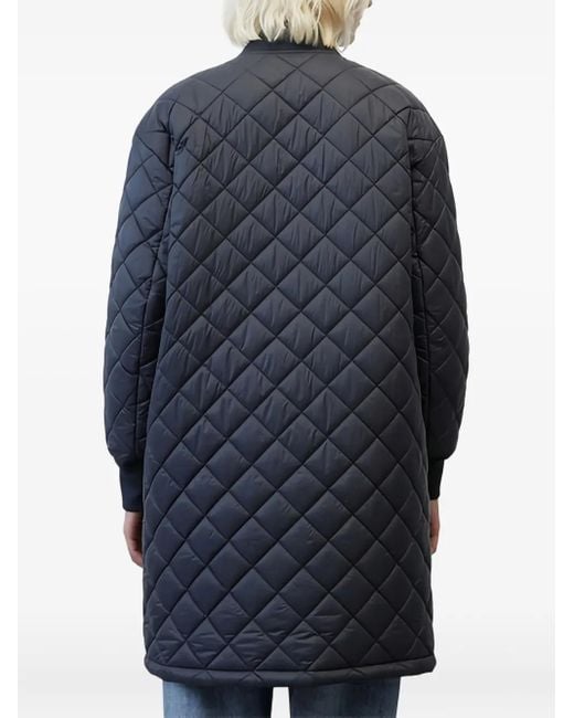 Marc O' Polo Blue Quilted Coat