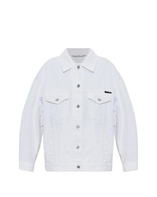 Dolce & Gabbana White Denim Jacket