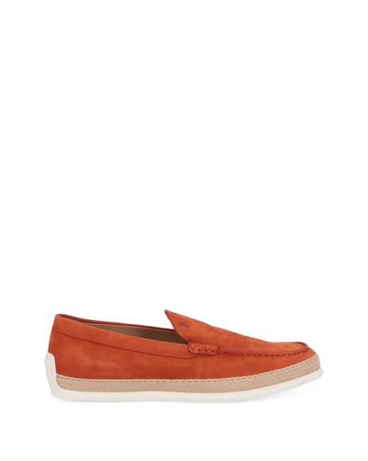 Tod's White Suede Espadrilles for men