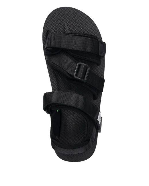 Suicoke Black Kisee-Cab Flat Sandals