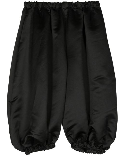 Pantalon fuselé à coupe courte Comme des Garçons en coloris Black