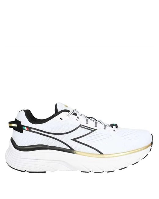 Diadora White Gara Carbon Sneakers for men