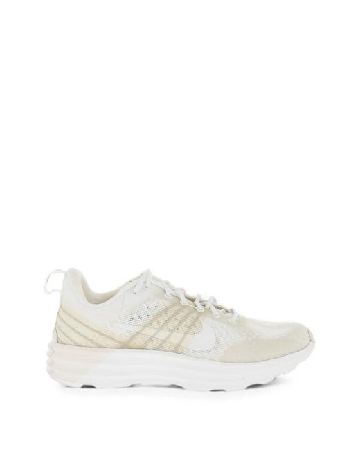 Nike White Lunar Roam Lace-Up Sneakers