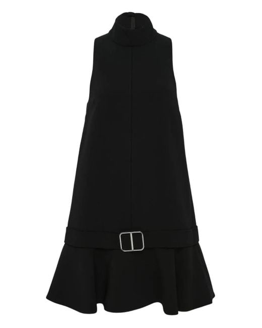 Alexis Black Gerüschtes Noemy Kleid mit Schnalle