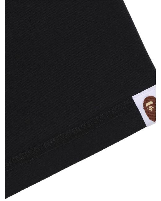 A Bathing Ape Black Logo-Graphic T-Shirt for men