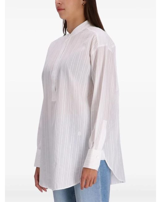 Boss White Striped Shirt