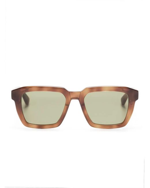 Mykita Brown Square-Frame Sunglasses