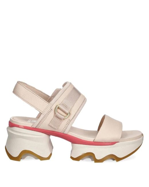 Sorel Pink 65Mm Kinetic Impact Sandals